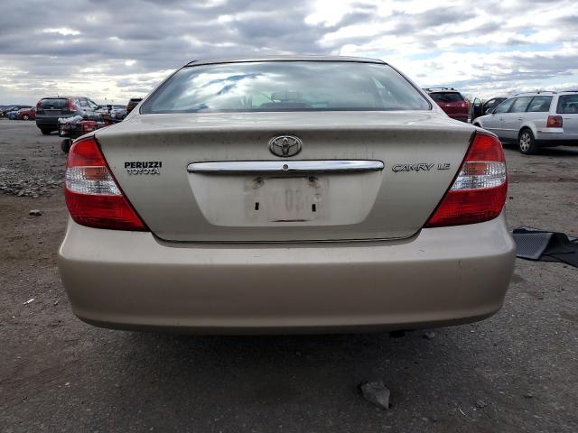 4T1BE32K54U835998 - 2004 TOYOTA CAMRY LE TAN photo 6