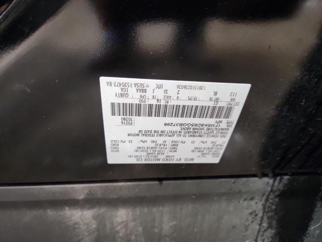 1FM5K8D85GGB37298 - 2016 FORD EXPLORER XLT შავი ფოტო 13