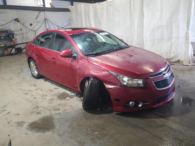 1G1PG5SC4C7165374 - 2012 CHEVROLET CRUZE LT RED photo 4