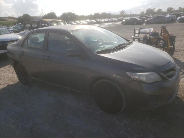 2T1BU4EE5BC563465 - 2011 TOYOTA COROLLA BASE GRAY photo 4