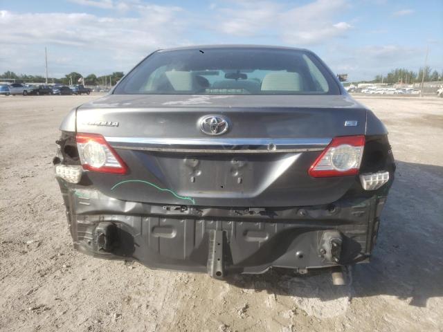 2T1BU4EE5BC563465 - 2011 TOYOTA COROLLA BASE GRAY photo 6