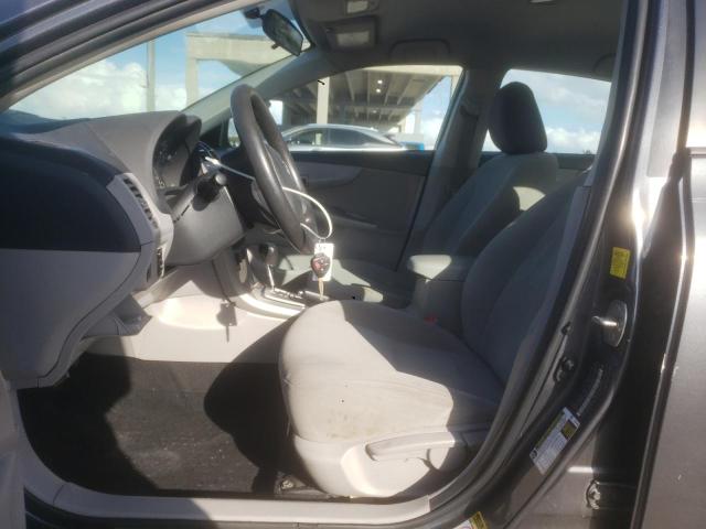 2T1BU4EE5BC563465 - 2011 TOYOTA COROLLA BASE GRAY photo 7