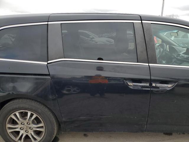 5FNRL5H48CB137387 - 2012 HONDA ODYSSEY EX BLACK photo 11