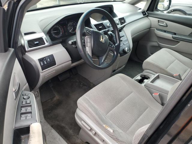 5FNRL5H48CB137387 - 2012 HONDA ODYSSEY EX BLACK photo 8