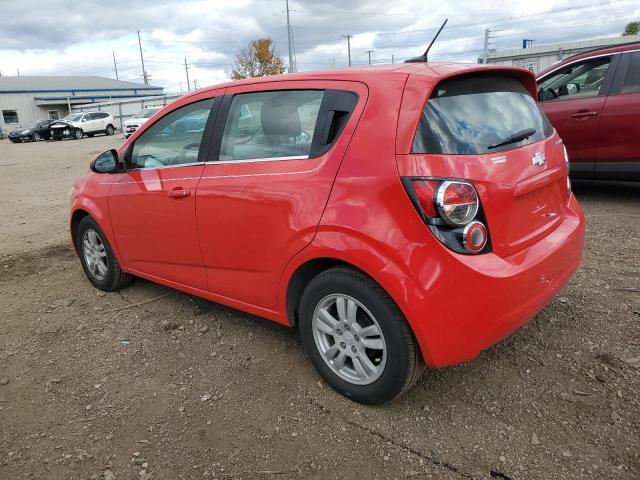 1G1JC6SHXE4133617 - 2014 CHEVROLET SONIC LT RED photo 2