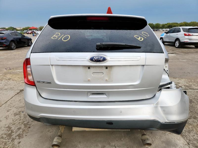 2FMDK3GC3EBA82904 - 2014 FORD EDGE SE SILVER photo 6
