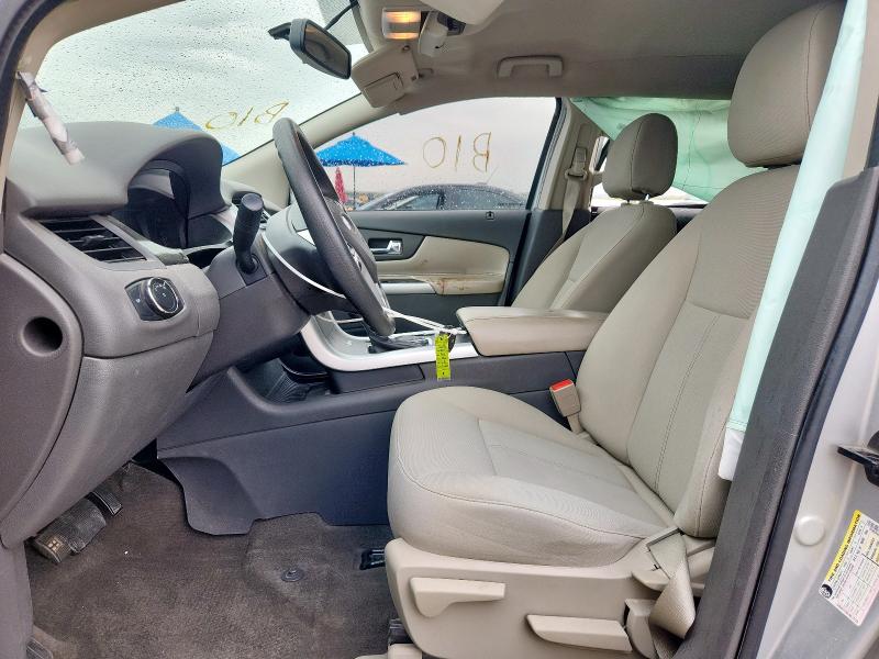 2FMDK3GC3EBA82904 - 2014 FORD EDGE SE SILVER photo 7