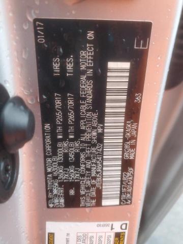 JTEBU5JR6H5417432 - 2017 TOYOTA 4RUNNER SR5/SR5 PREMIUM SILVER photo 13