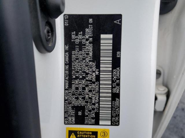 2T2BK1BA6DC190635 - 2013 LEXUS RX 350 BASE 白色 照片 13