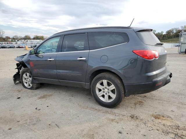 1GNKRJED5CJ278575 - 2012 CHEVROLET TRAVERSE LT GRAY photo 2