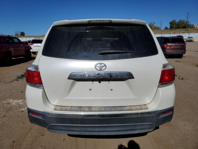 5TDZA3EH4CS026199 - 2012 TOYOTA HIGHLANDER BASE WHITE photo 6