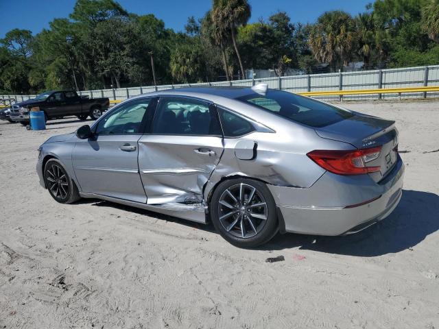 1HGCV1F54MA079925 - 2021 HONDA ACCORD EXL SILVER photo 2