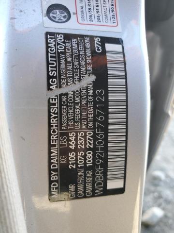 WDBRF92H06F767123 - 2006 MERCEDES-BENZ C 280 4MATIC SILVER photo 13