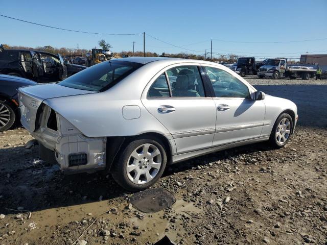 WDBRF92H06F767123 - 2006 MERCEDES-BENZ C 280 4MATIC SILVER photo 3