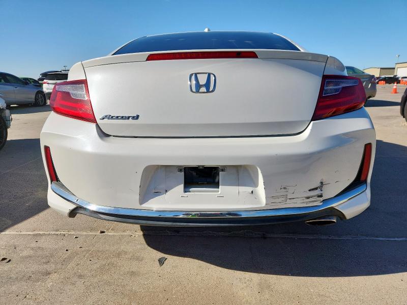 1HGCT1B84GA008511 - 2016 HONDA ACCORD EXL WHITE photo 6