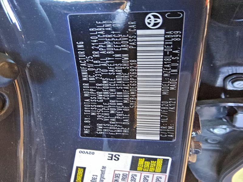 5YFB4MDE6SP269218 - 2025 TOYOTA COROLLA LE Grau Foto 12