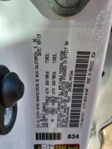 3TMCZ5AN4LM294482 - 2020 TOYOTA TACOMA DOUBLE CAB WHITE photo 12