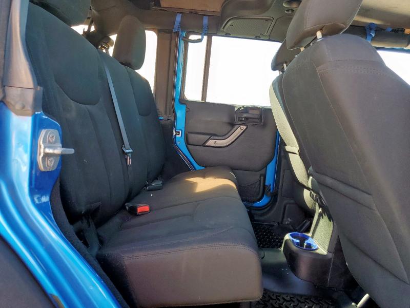 1C4BJWDG8FL570576 - 2015 JEEP WRANGLER U SPORT BLUE photo 10