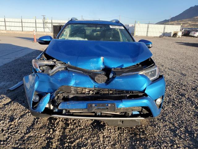 2T3RFREV8GW470104 - 2016 TOYOTA RAV4 XLE BLUE photo 5