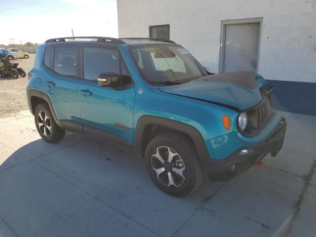 ZACNJDC11NPN84633 - 2022 JEEP RENEGADE TRAILHAWK 青色 照片 4