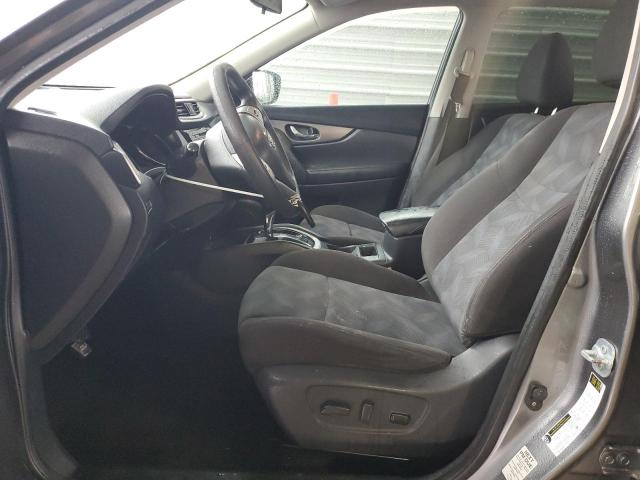 KNMAT2MVXGP724552 - 2016 NISSAN ROGUE S GRAY photo 7