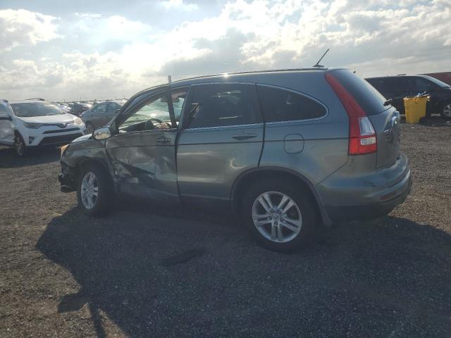 5J6RE3H72AL010437 - 2010 HONDA CR-V EXL 绿色 照片 2