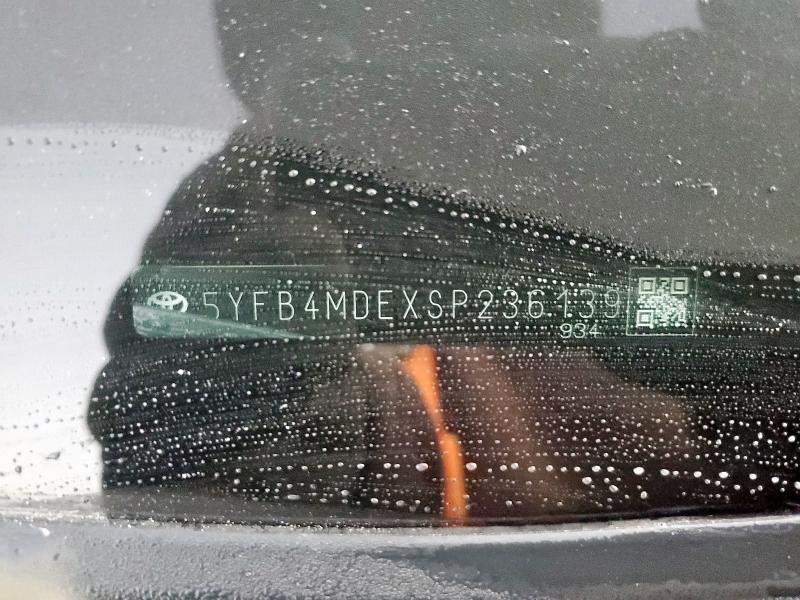 5YFB4MDEXSP236139 - 2025 TOYOTA COROLLA LE BLACK photo 12