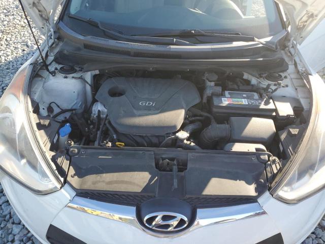 KMHTC6AD8CU045639 - 2012 HYUNDAI VELOSTER WHITE photo 11