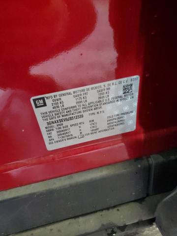 3GNAXSEV9JS512339 - 2018 CHEVROLET EQUINOX LT მუქწითელი ფოტო 13