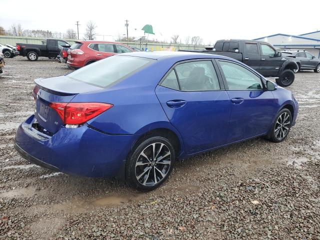 2T1BURHE6KC126826 - 2019 TOYOTA COROLLA L ლურჯი ფოტო 3