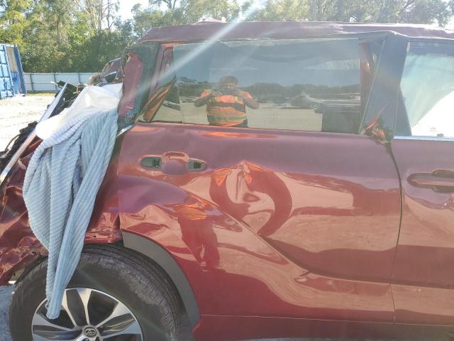 5TDGZRBH7LS048754 - 2020 TOYOTA HIGHLANDER XLE 红色 照片 11