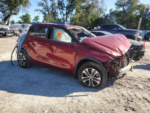 5TDGZRBH7LS048754 - 2020 TOYOTA HIGHLANDER XLE 红色 照片 4