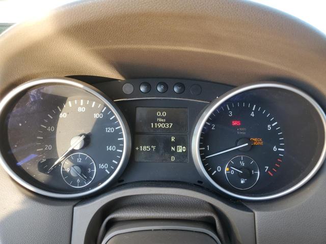 4JGBB8GB3BA711628 - 2011 MERCEDES-BENZ ML 350 4MATIC BLACK photo 9