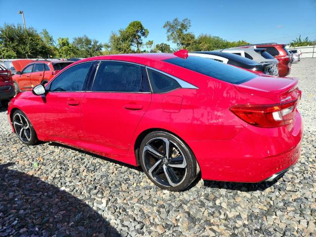 1HGCV1F36JA019073 - 2018 HONDA ACCORD SPORT წითელი ფოტო 2