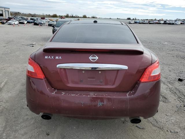 1N4AA5AP7AC848697 - 2010 NISSAN MAXIMA S MAROON photo 6