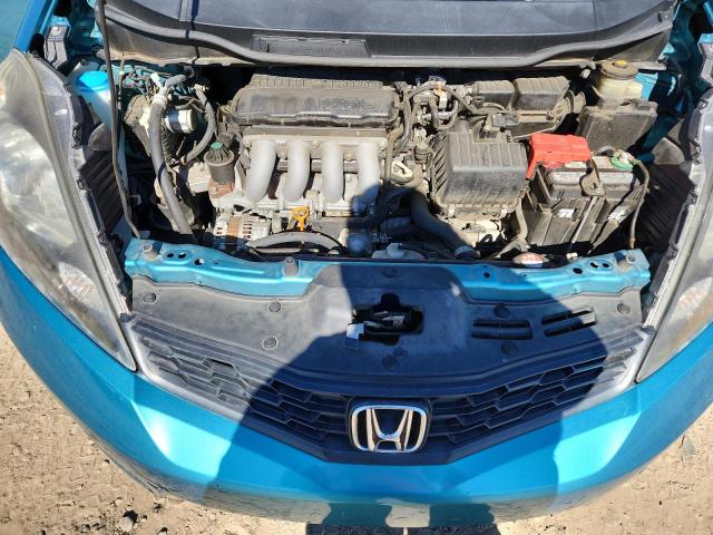 JHMGE8H59DC025934 - 2013 HONDA FIT SPORT TEAL photo 11