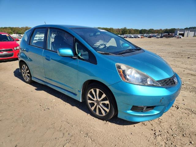 JHMGE8H59DC025934 - 2013 HONDA FIT SPORT TEAL photo 4