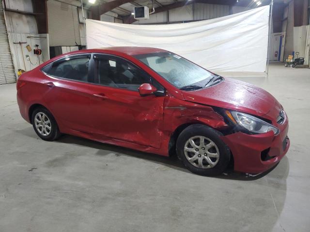KMHCT4AEXDU477678 - 2013 HYUNDAI ACCENT GLS RED photo 4