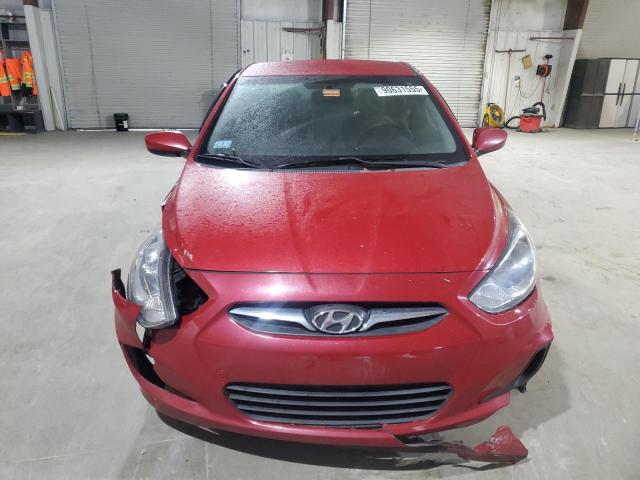KMHCT4AEXDU477678 - 2013 HYUNDAI ACCENT GLS RED photo 5
