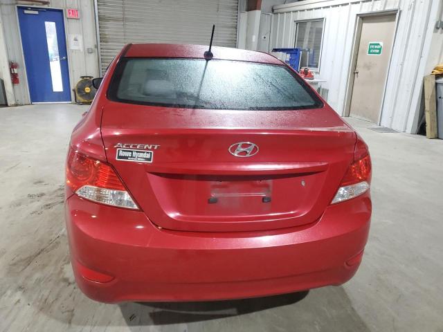 KMHCT4AEXDU477678 - 2013 HYUNDAI ACCENT GLS RED photo 6
