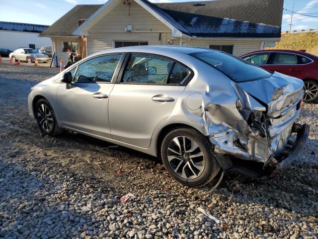 19XFB2F82DE012063 - 2013 HONDA CIVIC EX SILVER photo 2