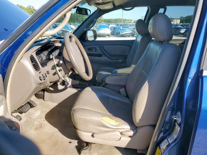 5TBET34126S536481 - 2006 TOYOTA TUNDRA DOUBLE CAB SR5 BLUE photo 7
