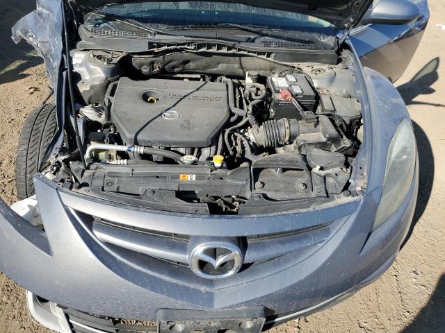 1YVHZ8CH2B5M00974 - 2011 MAZDA 6 I GRAY photo 11