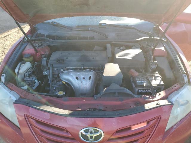 4T1BE46K37U113871 - 2007 TOYOTA CAMRY CE RED photo 11