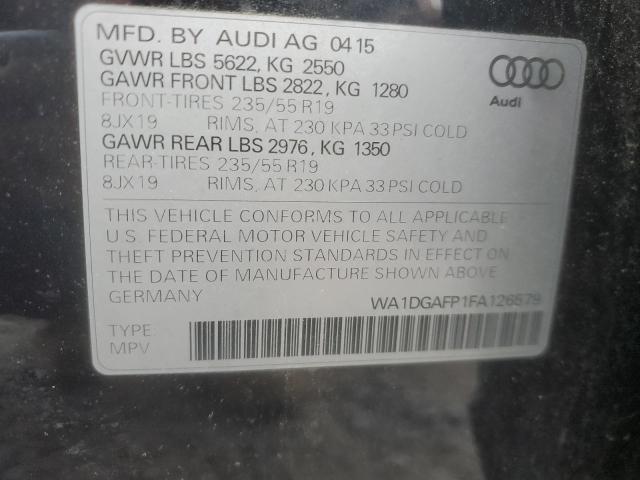 WA1DGAFP1FA126579 - 2015 AUDI Q5 PREMIUM PLUS BLUE photo 13