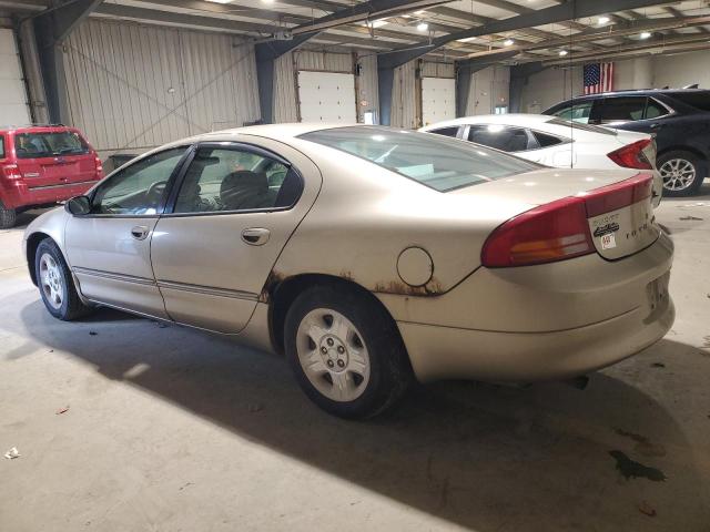 2B3HD46R93H505752 - 2003 DODGE INTREPID SE ოქროსფერი ფოტო 2