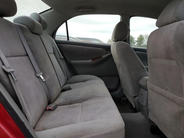 1NXBR32E96Z690174 - 2006 TOYOTA COROLLA CE მუქწითელი ფოტო 10