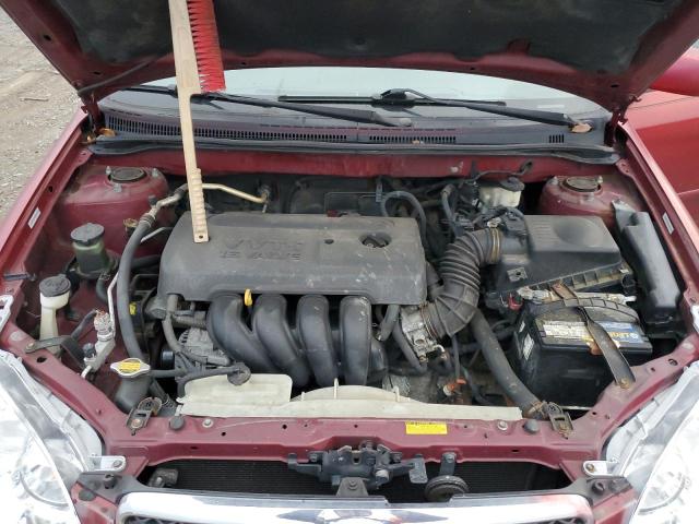 1NXBR32E96Z690174 - 2006 TOYOTA COROLLA CE მუქწითელი ფოტო 11