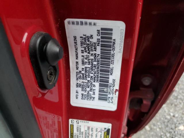 1NXBR32E96Z690174 - 2006 TOYOTA COROLLA CE მუქწითელი ფოტო 12