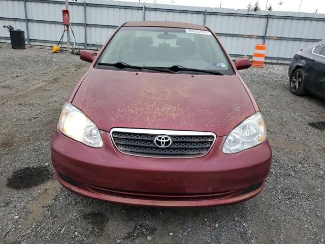 1NXBR32E96Z690174 - 2006 TOYOTA COROLLA CE მუქწითელი ფოტო 5